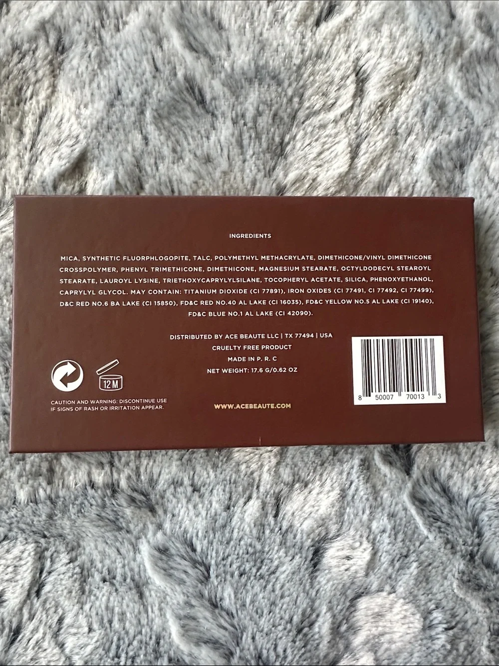NIB - Ace Beaute Bronzer Palette ‘Bronzed in Paradise’